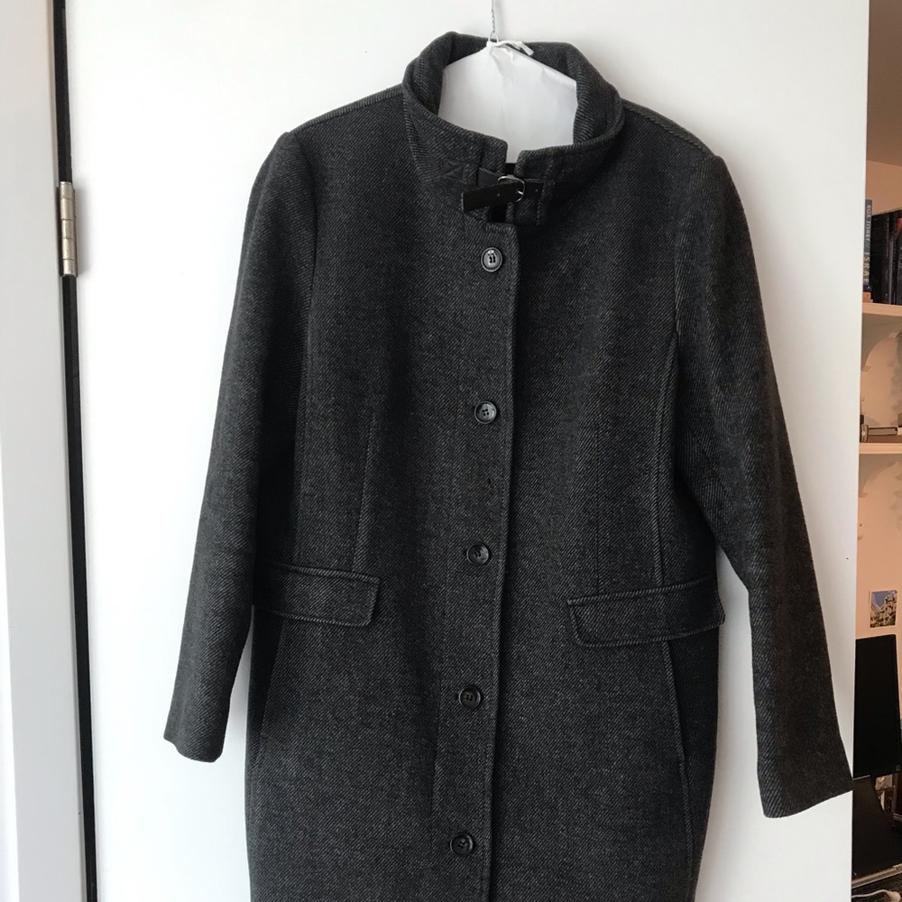 Montego (Peek&Cloppenburg) grey fall coat.